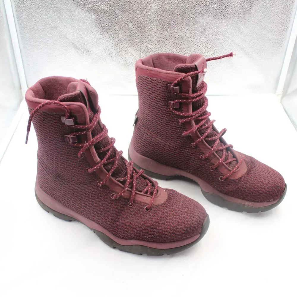 Rare Air Jordan Future Boot Sz 9 Winter Sneaker Cleat Night Maroon 854554-600